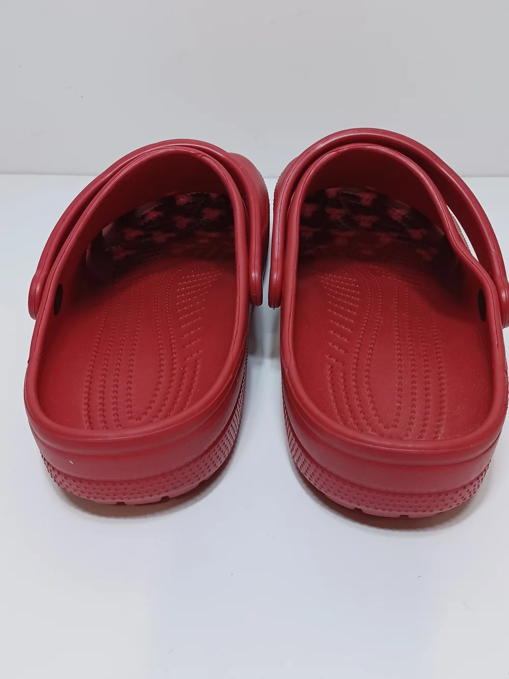 Crocs Red Clogs Slip-On Shoes mens size 11